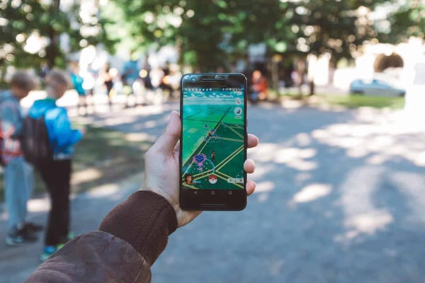 Augmented Reality Pokemon Go Mobile Phone App