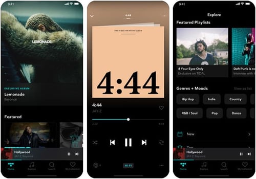 Tidal Music Streaming Service App Development London