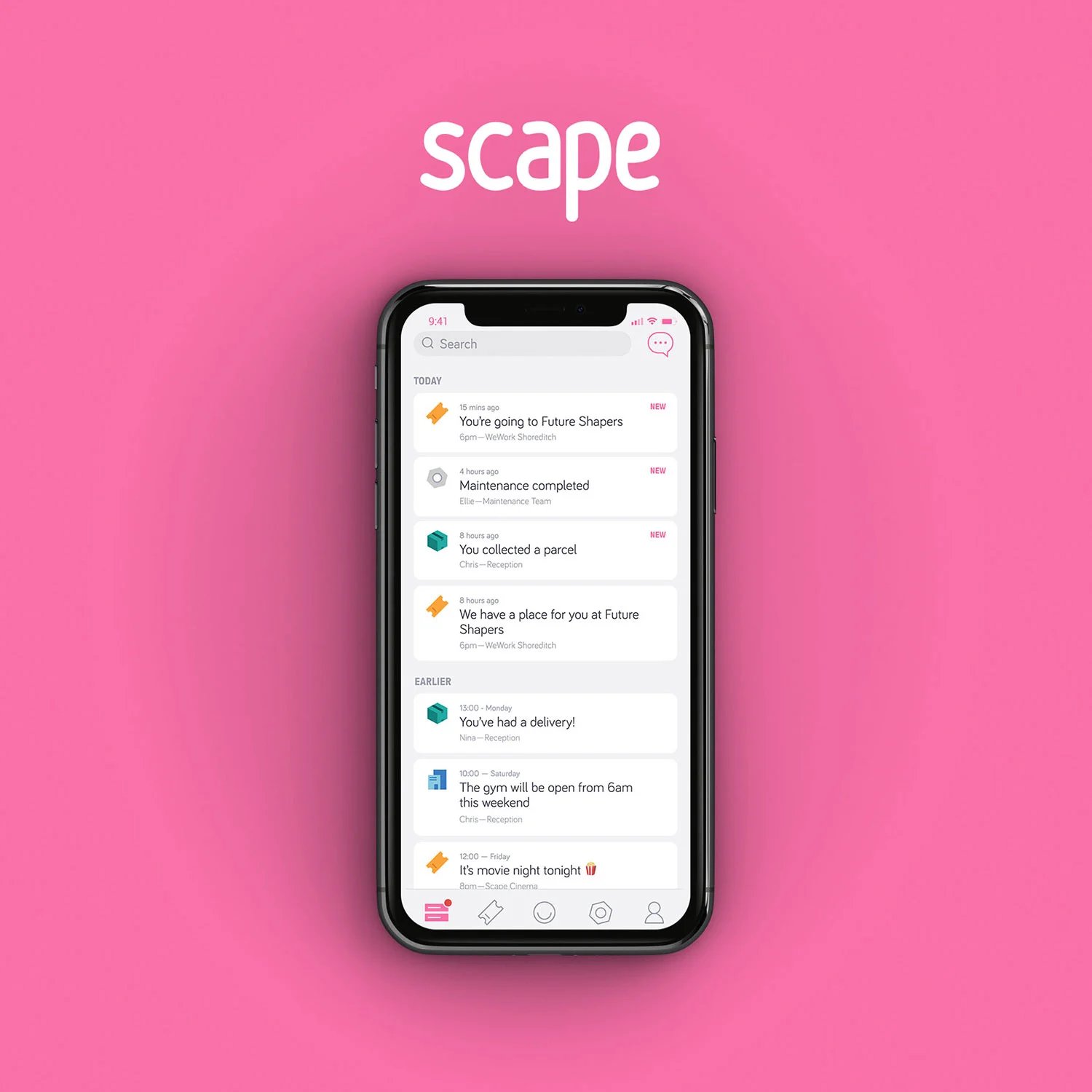 Scape mobile app