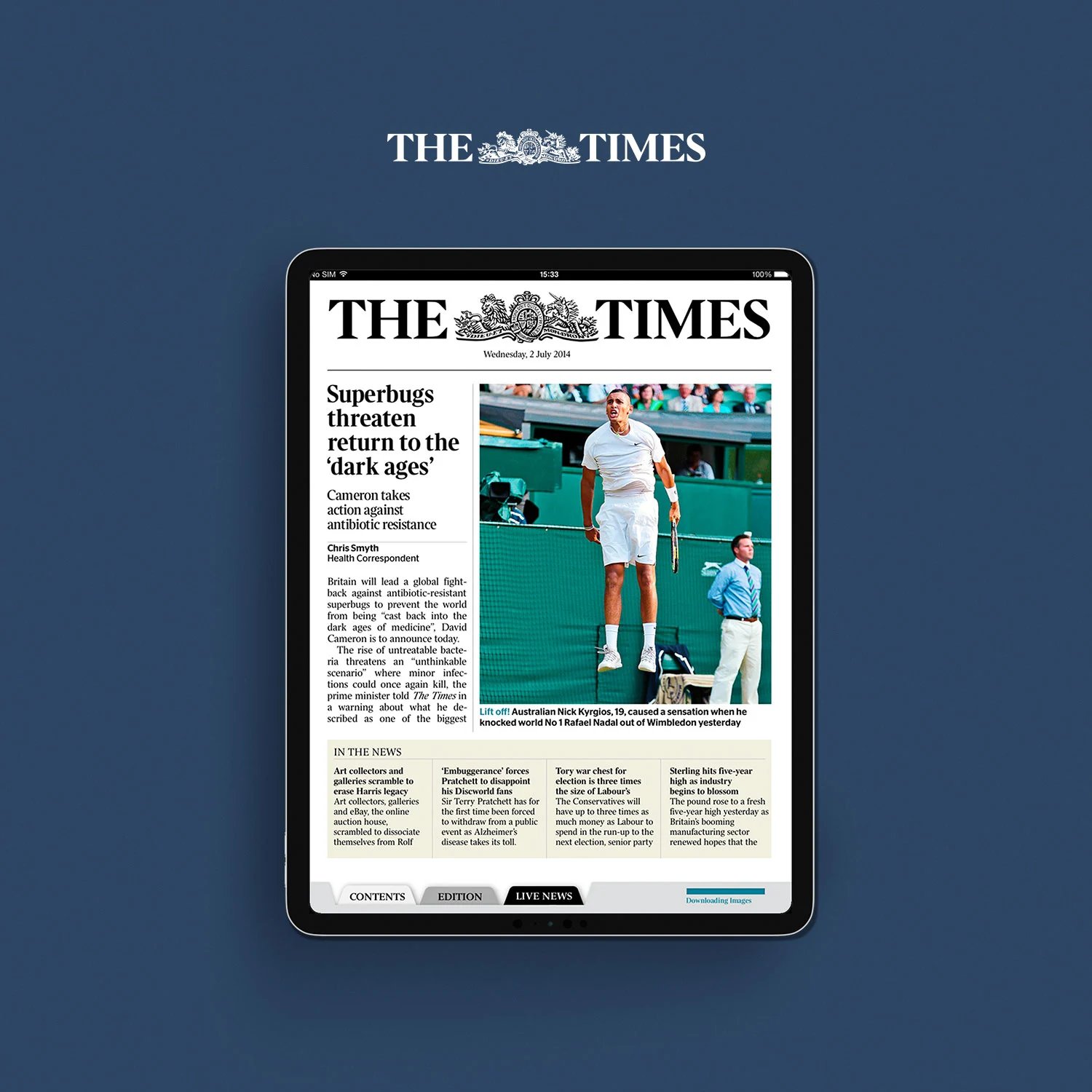 The Times mobile app
